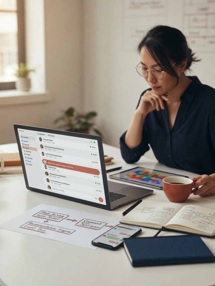 Design Realtime Comment for Newsfeed